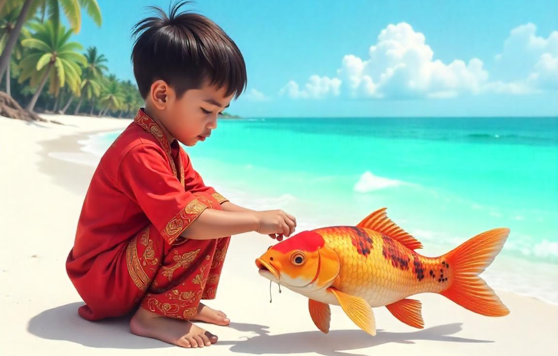 Legenda La Moelu dari Sulawesi Tenggara, Kisah Seorang Anak dan Ikan Kesayangannya