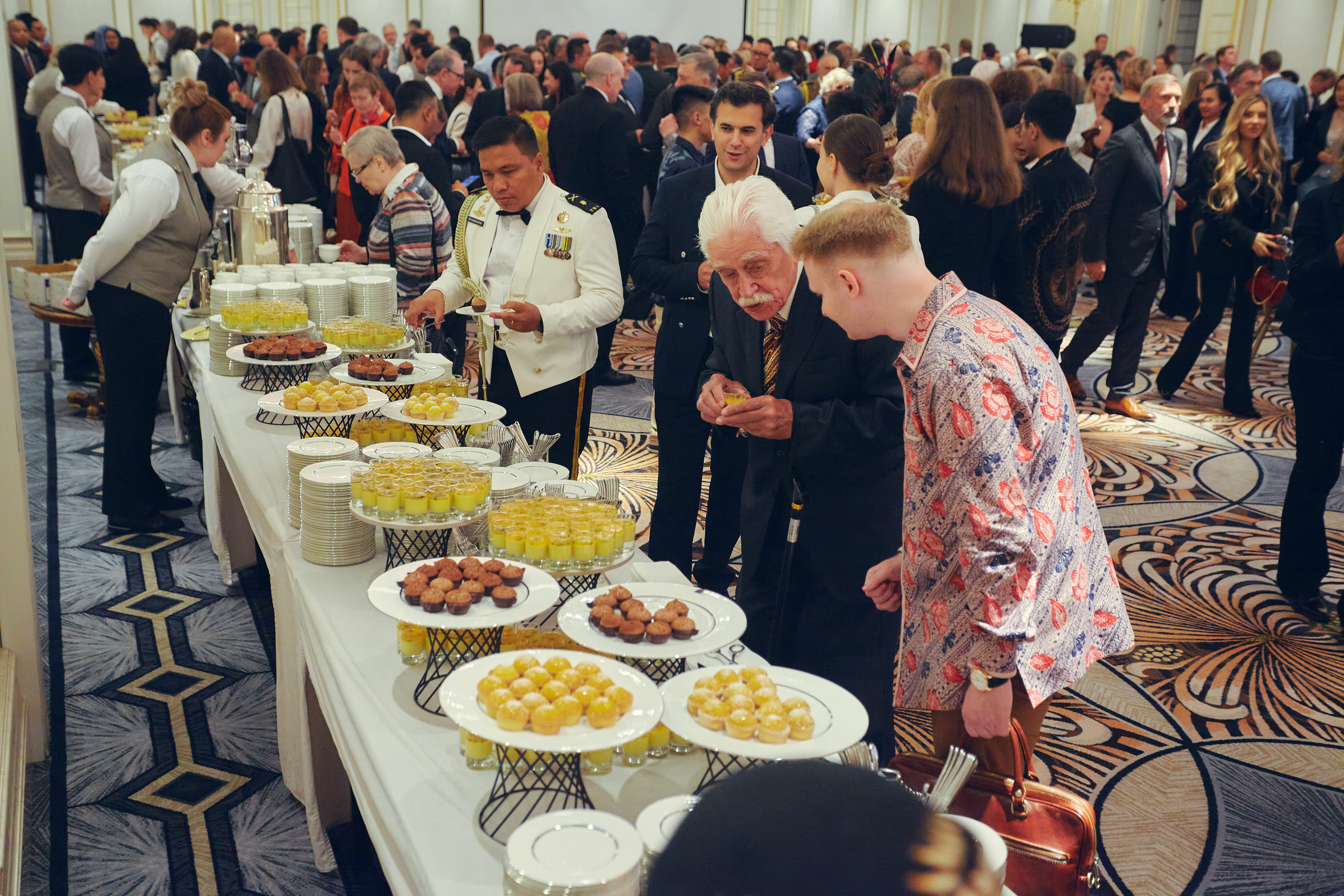 Makanan khas Indonesia yang disajikan di resepsi diplomatik Indonesia di Moskow | KBRI Moskow