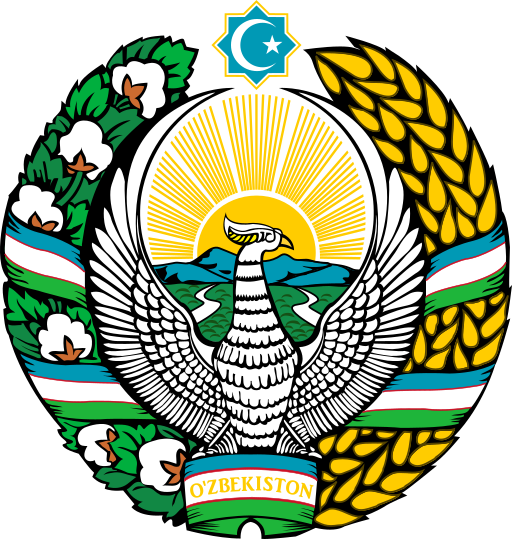 Lambang Negara Uzbekistan | Sumber: Wikipedia Commons