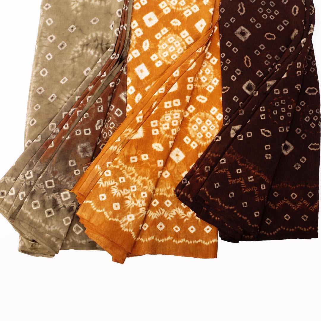 Ragam warna kain gambo Muba./sumber foto: instagram @gambo_muba