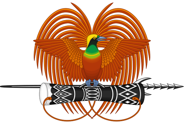 Lambang Papua Nugini | Sumber: Wikipedia Commons