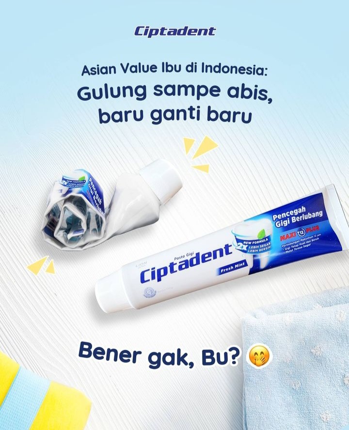 Contoh Iklan Produk Pasta Gigi