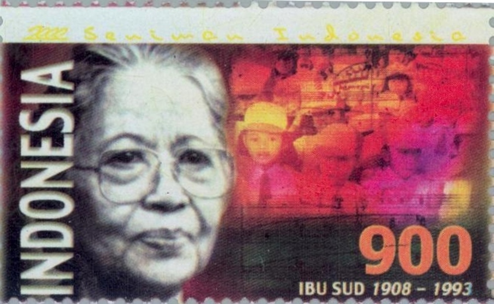 Perangko Bergambar Ibu Sud
