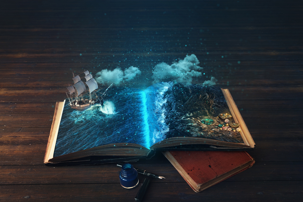 ilustrasi buku fiksi
