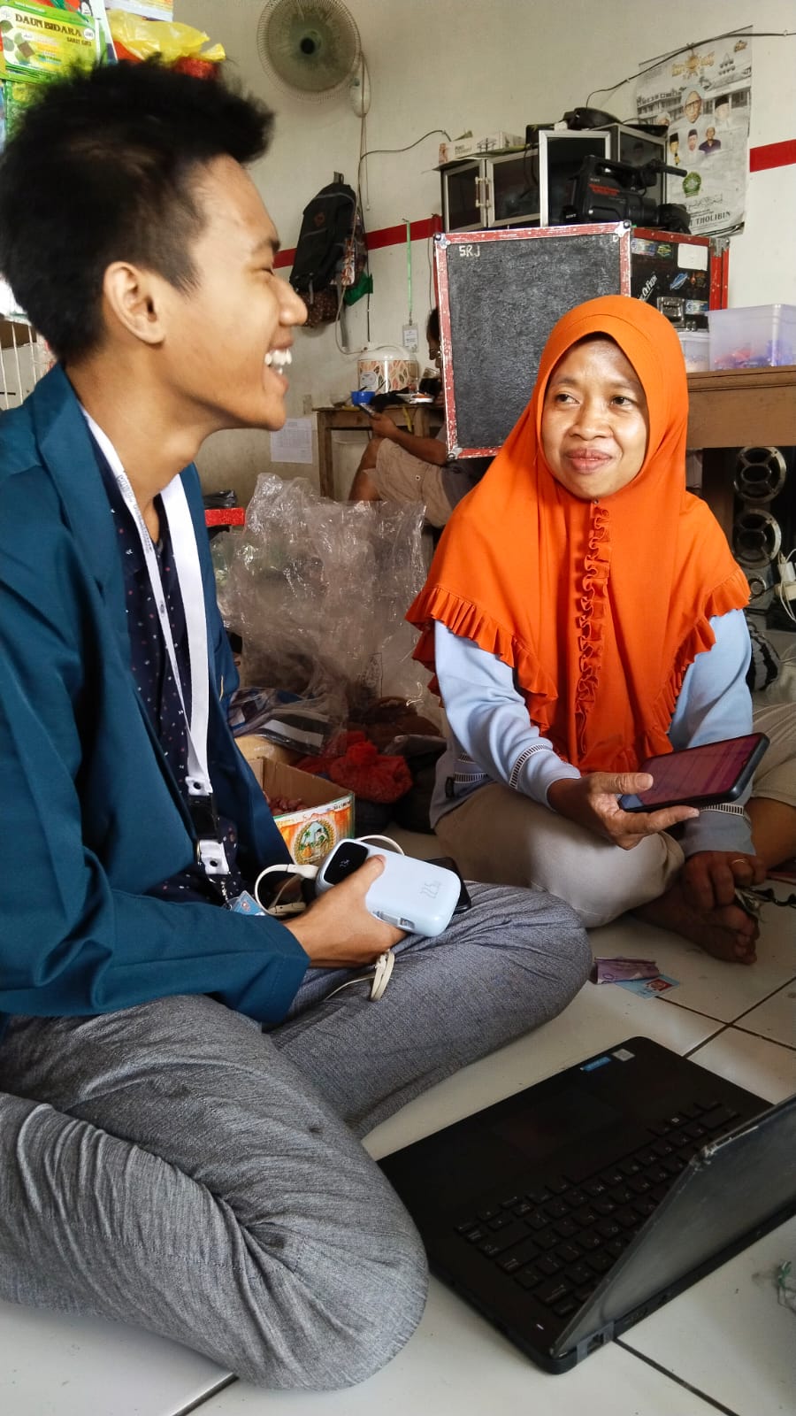 Diskusi interaktif dengan Ibu Sri terkait SIAPIK (Dukuh Nglencong, Desa Kemusu, 22/07/2024)