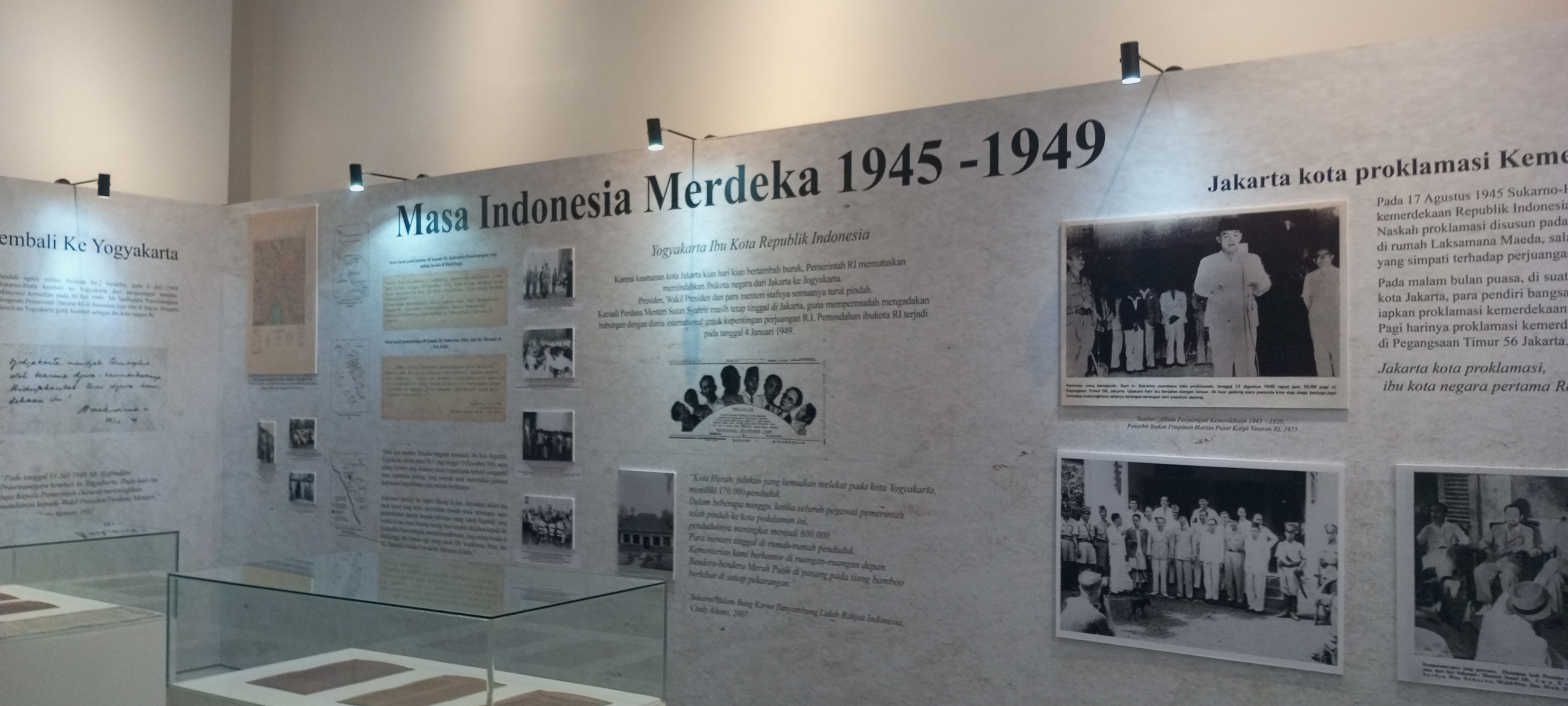 Panel Masa Indonesia Merdeka di Pameran Mari Kemari ke Nusantara | Dokumentasi Pribadi 