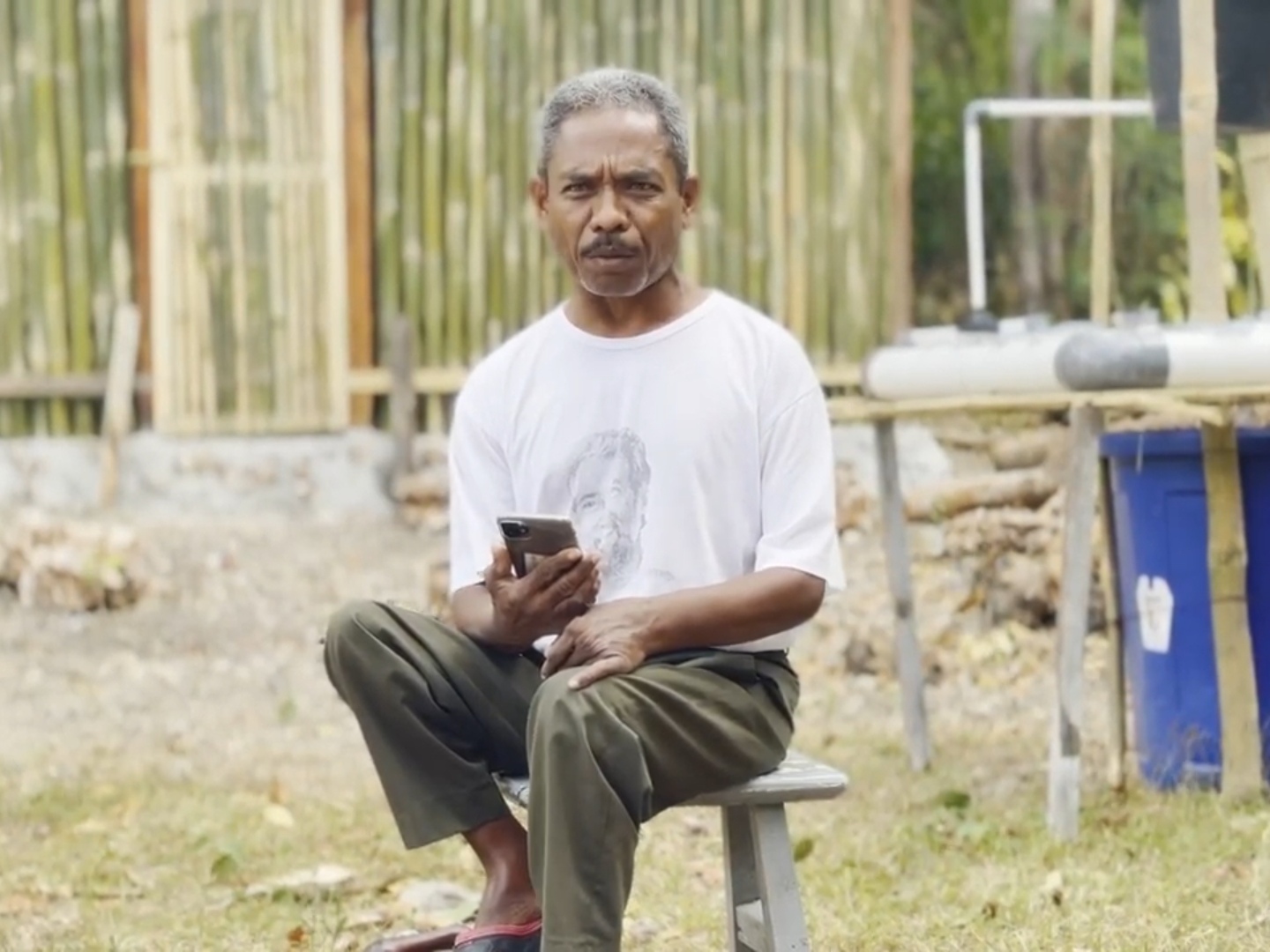 Napoleon Ataupah, Ketua Kelompok Disabilitas Desa Oenoni [Dokpri].