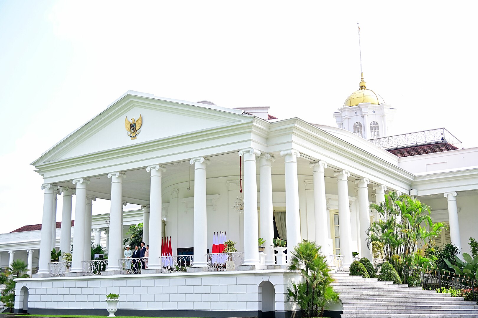 Istana Bogor tempat Presiden Joko Widodo beserta istrinya menyambut Kaisar Jepang Naruhito dan Permaisuri Masako pada tahun 2023