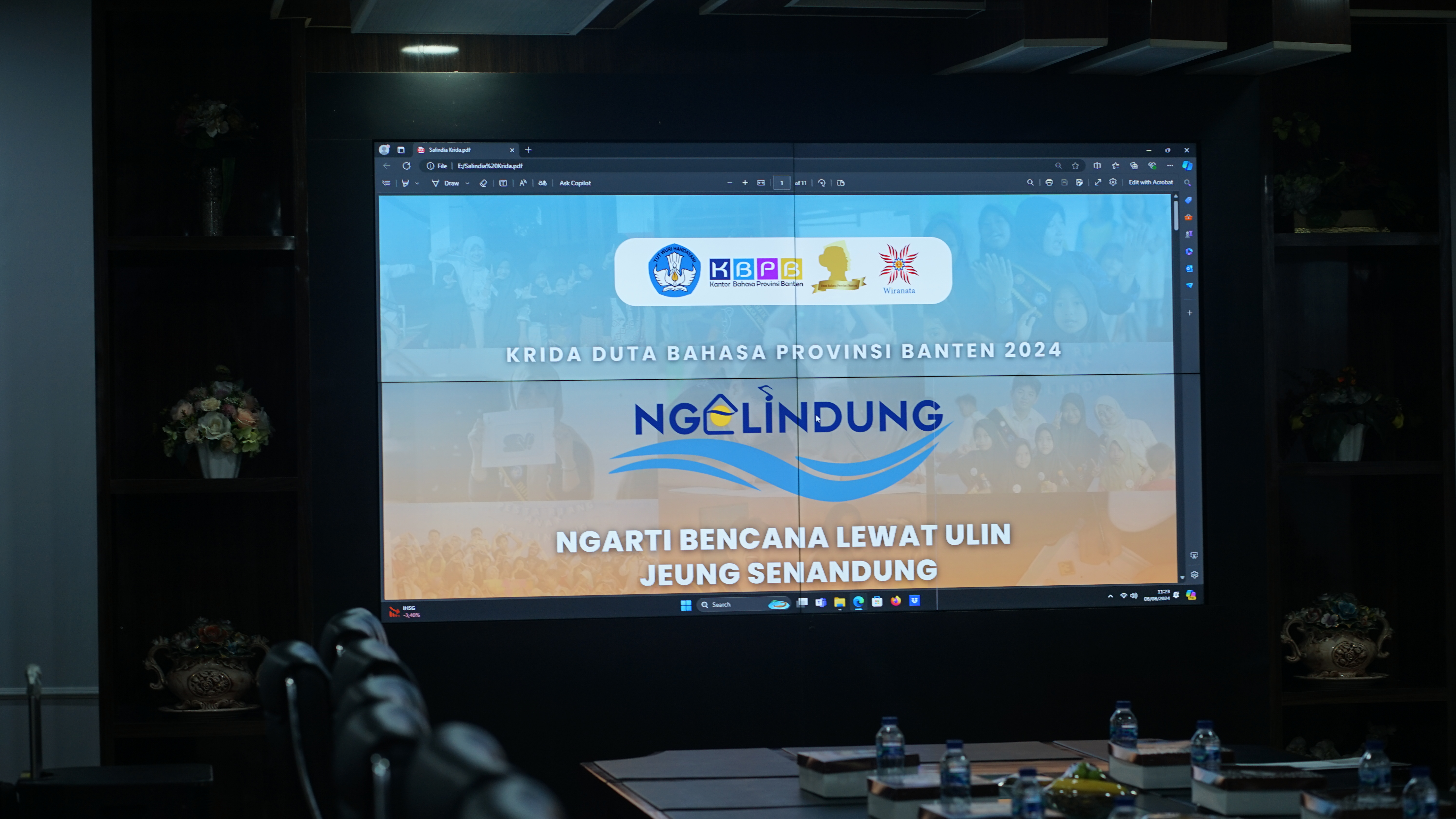 Tampilan krida bertajuk 