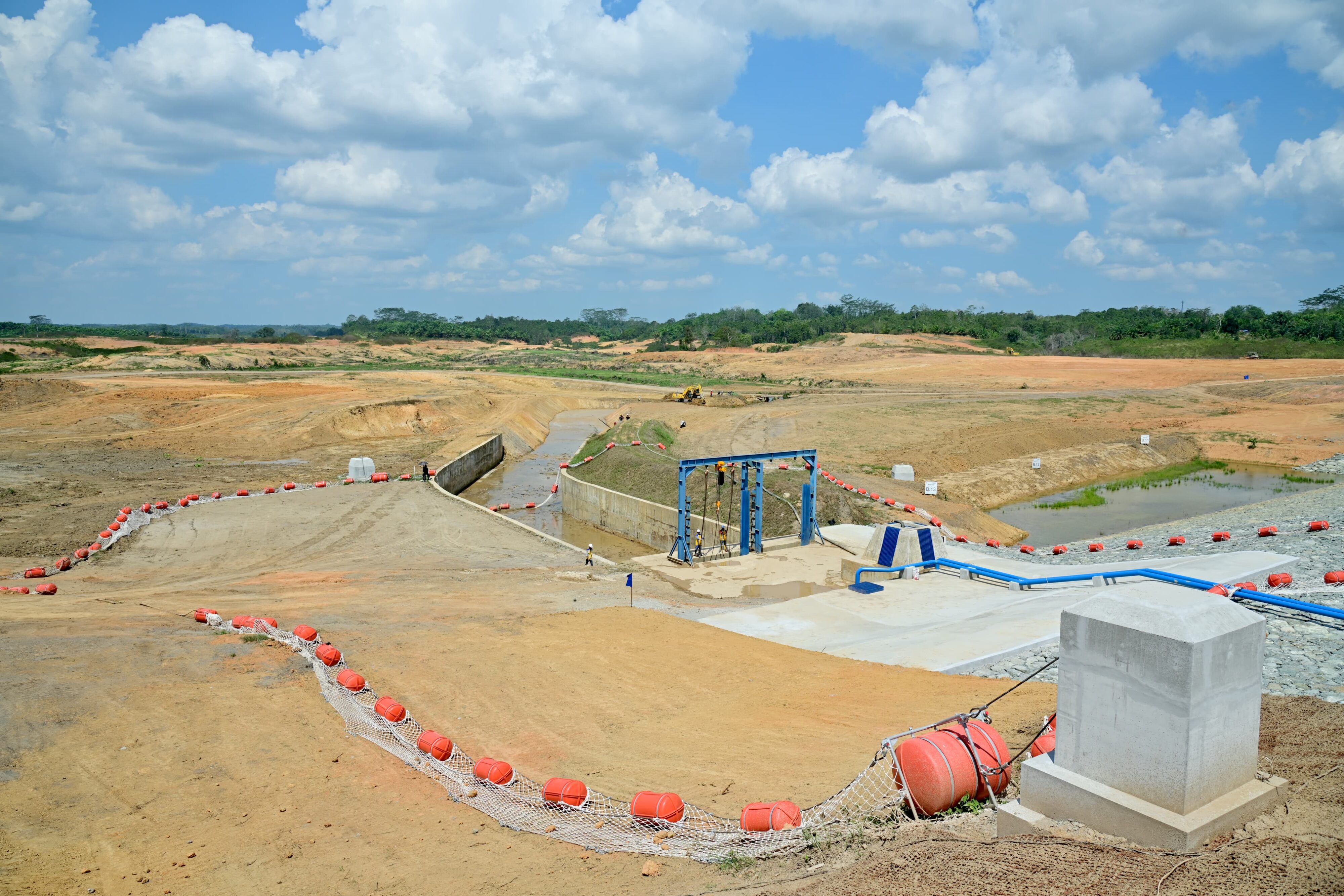 Bendungan Sepaku Semoi | BPMI Setpres/Muchlis Jr