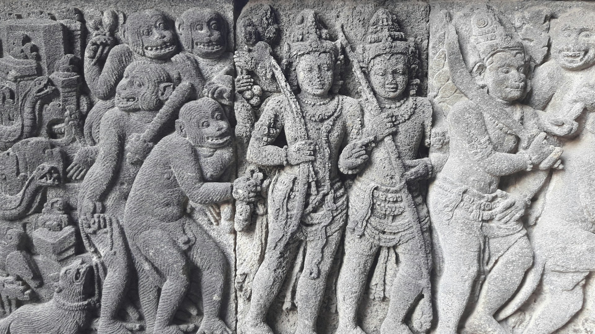 Relief pada Candi Prambanan