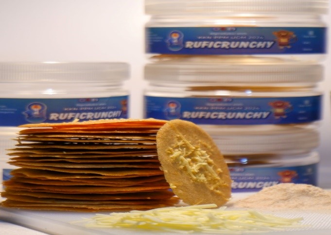 Produk Rufi Crunchy (Copyright : Tim Media KKN-PPM UGM Puding Besar Desa Saing)