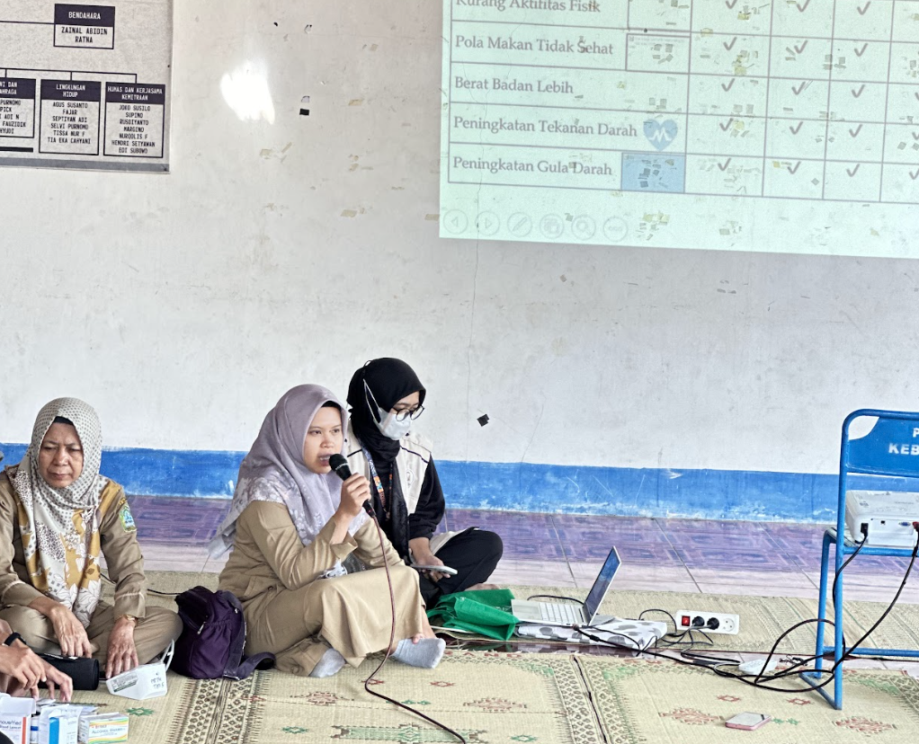 Pematerian Langsung Terkait PTM Oleh Perwakilan dari Puskesmas Semanu 1, Gunungkidul | Sumber: Dokumentasi Pribadi/Tim KKN-PPM Universitas Mercu Buana
