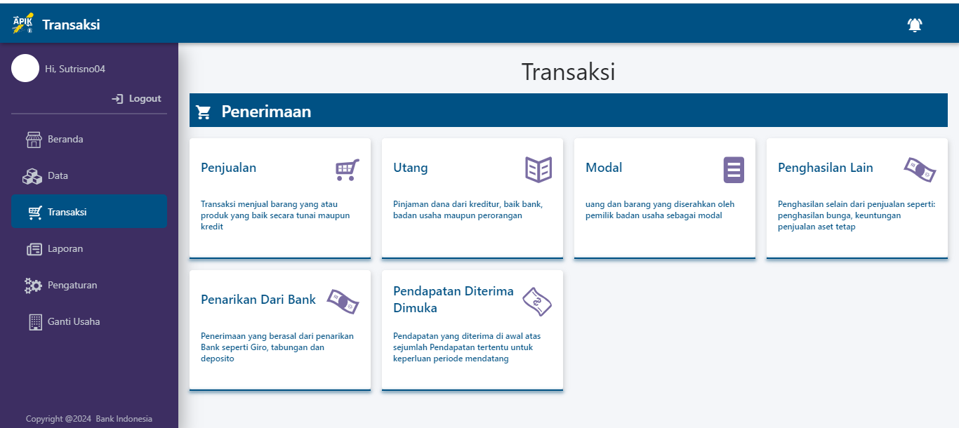 Sistem Informasi Aplikasi Pencatatan Informasi Keuangan (SIAPIK)