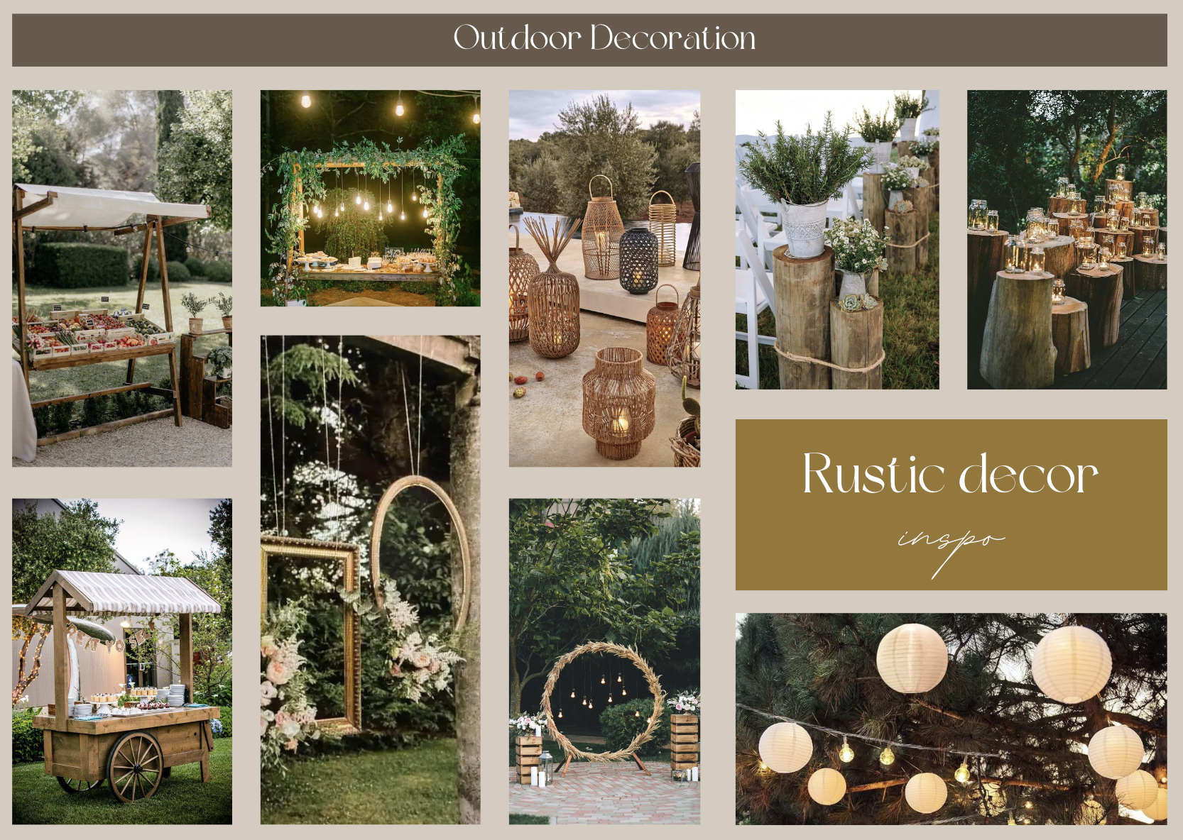 Moodboard Dekorasi Tradisional 