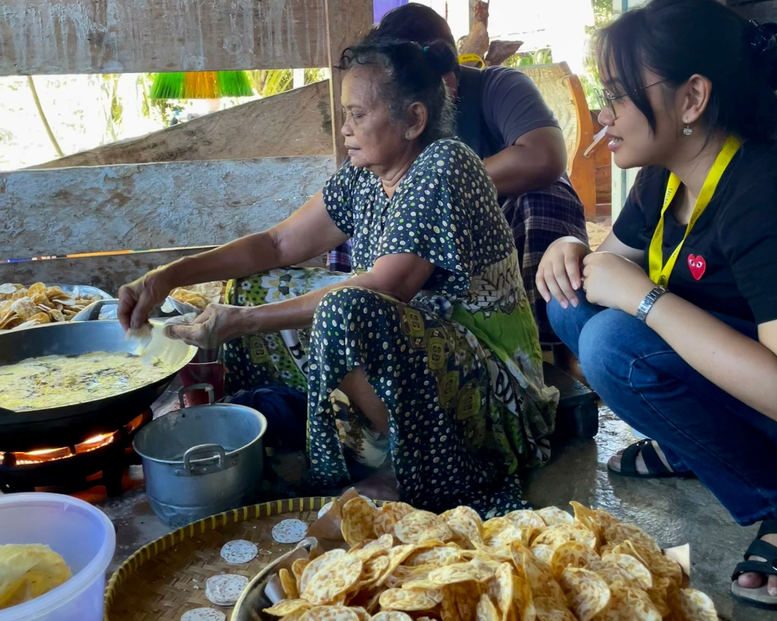 Sosialisasi ke Tempe Keripik Mbah Narti | Sumber: Dokumentasi Pribadi
