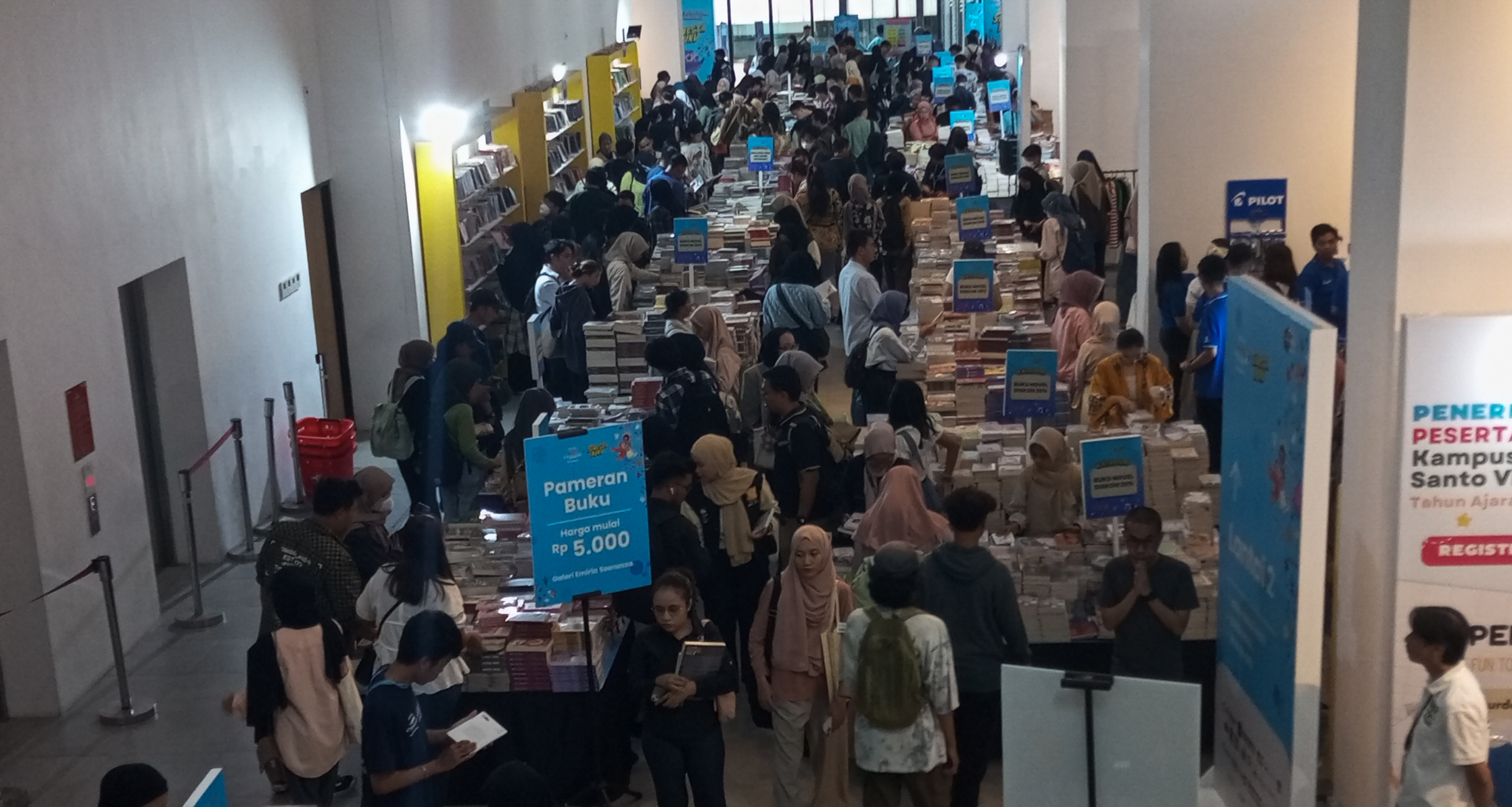 Antusiasme pengunjung Semesta Buku | Dokumentasi Pribadi