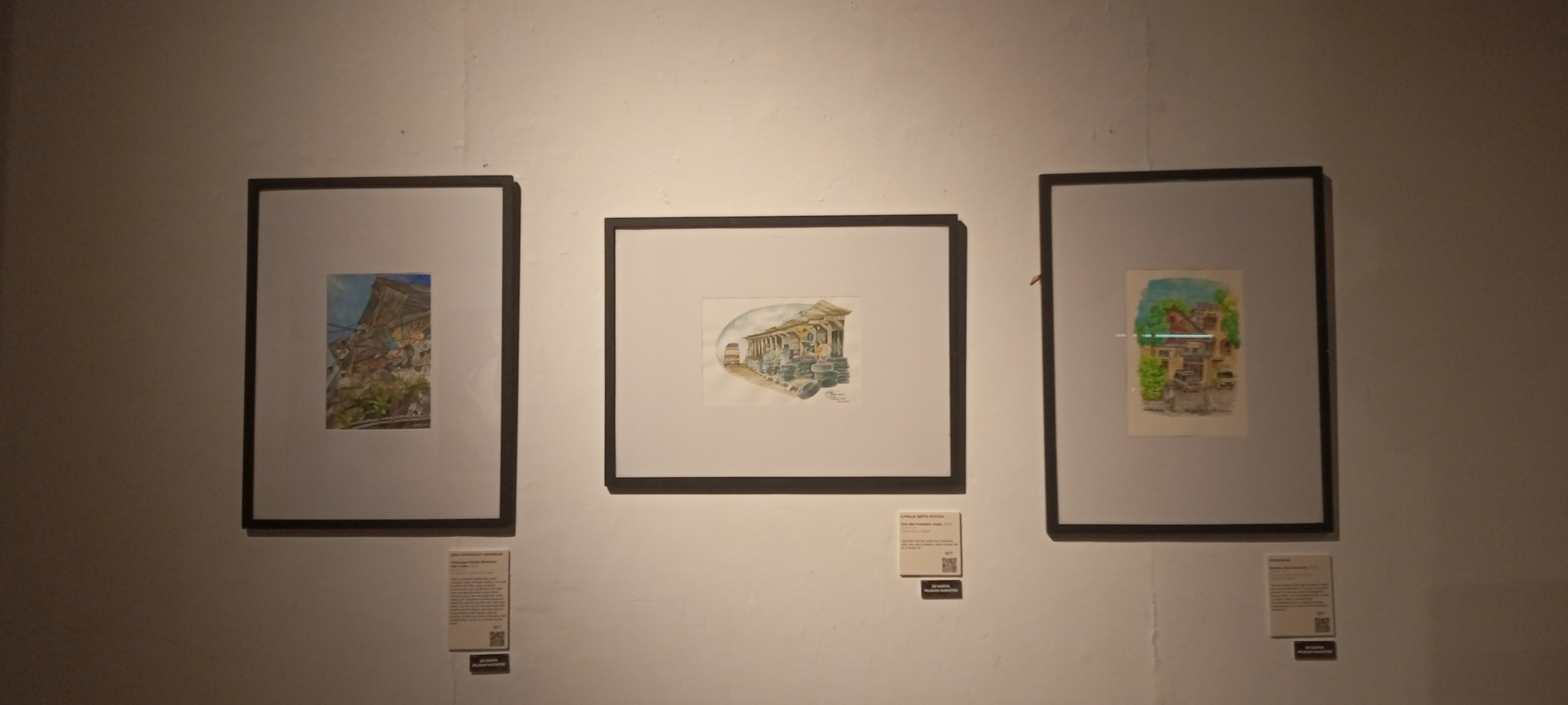Ilustrasi Cat Air di Pameran Kotabaru, Cerita Baru | Dokumentasi Pribadi 