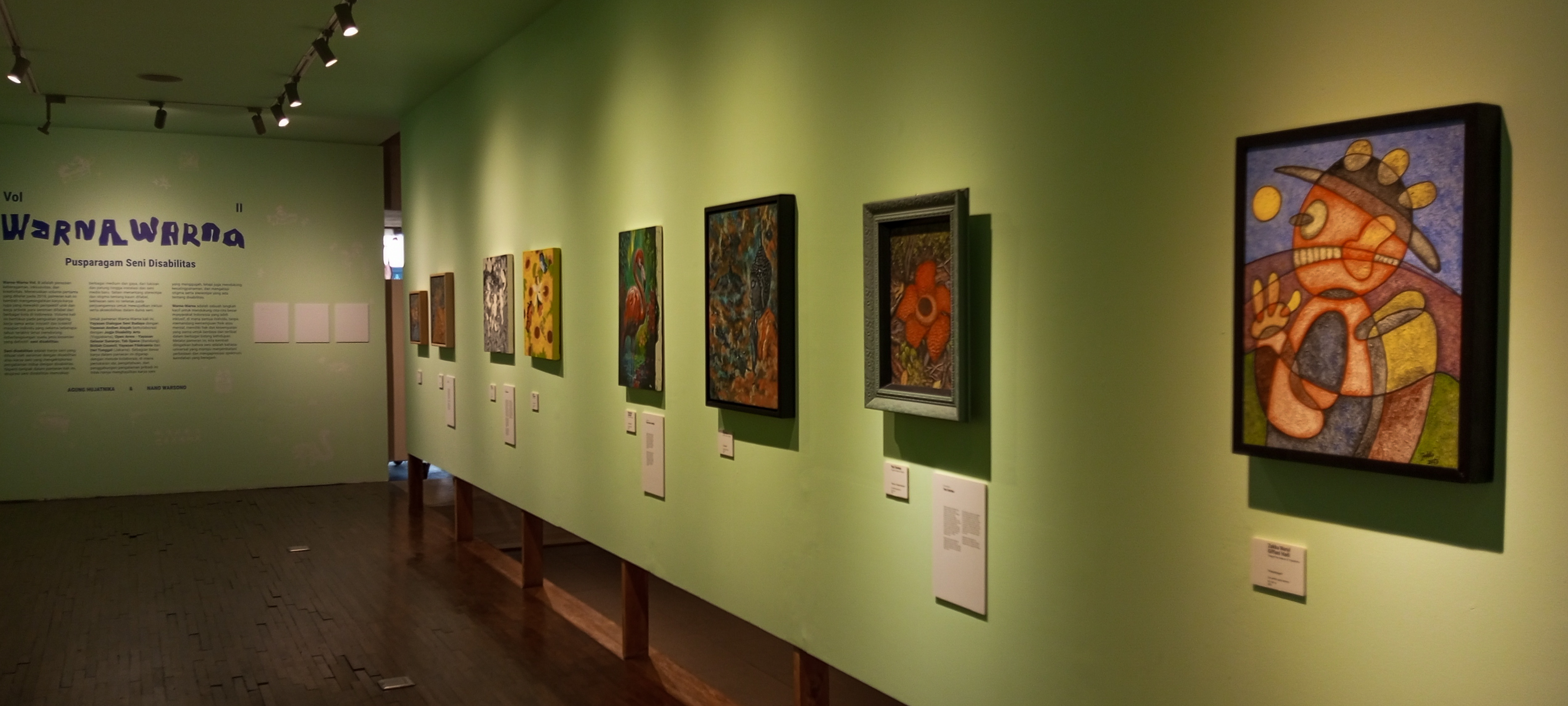 Panel Pertama Pameran Warna-Warna Vol. II | Dokumentasi Pribadi