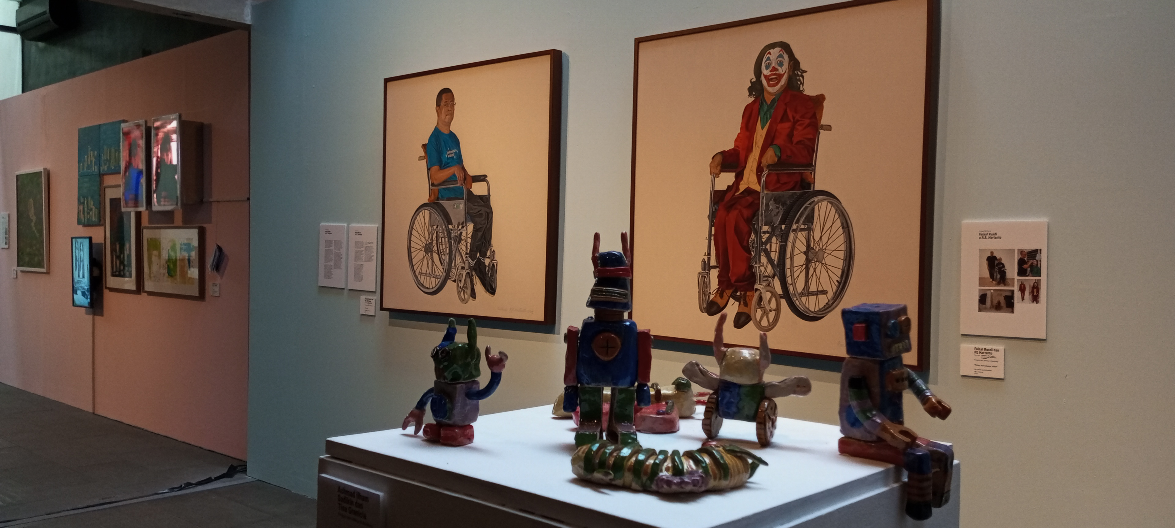 Lukisan Figur Aal di Pameran Warna-Warna Vol. II | Dokumentasi Pribadi