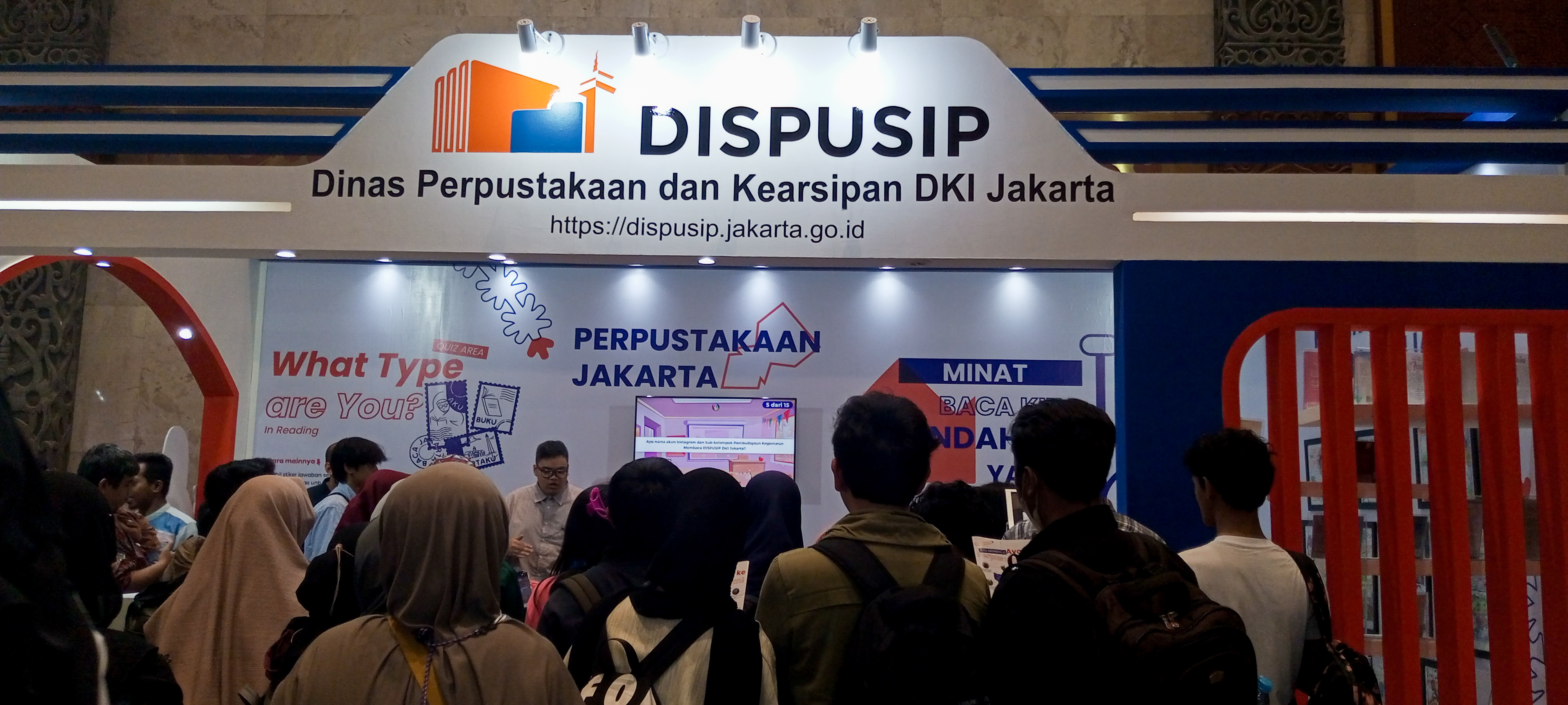 Stan Dinas Keperpustakaan dan Kearsipan DKI Jakarta | Dokumentasi Pribadi