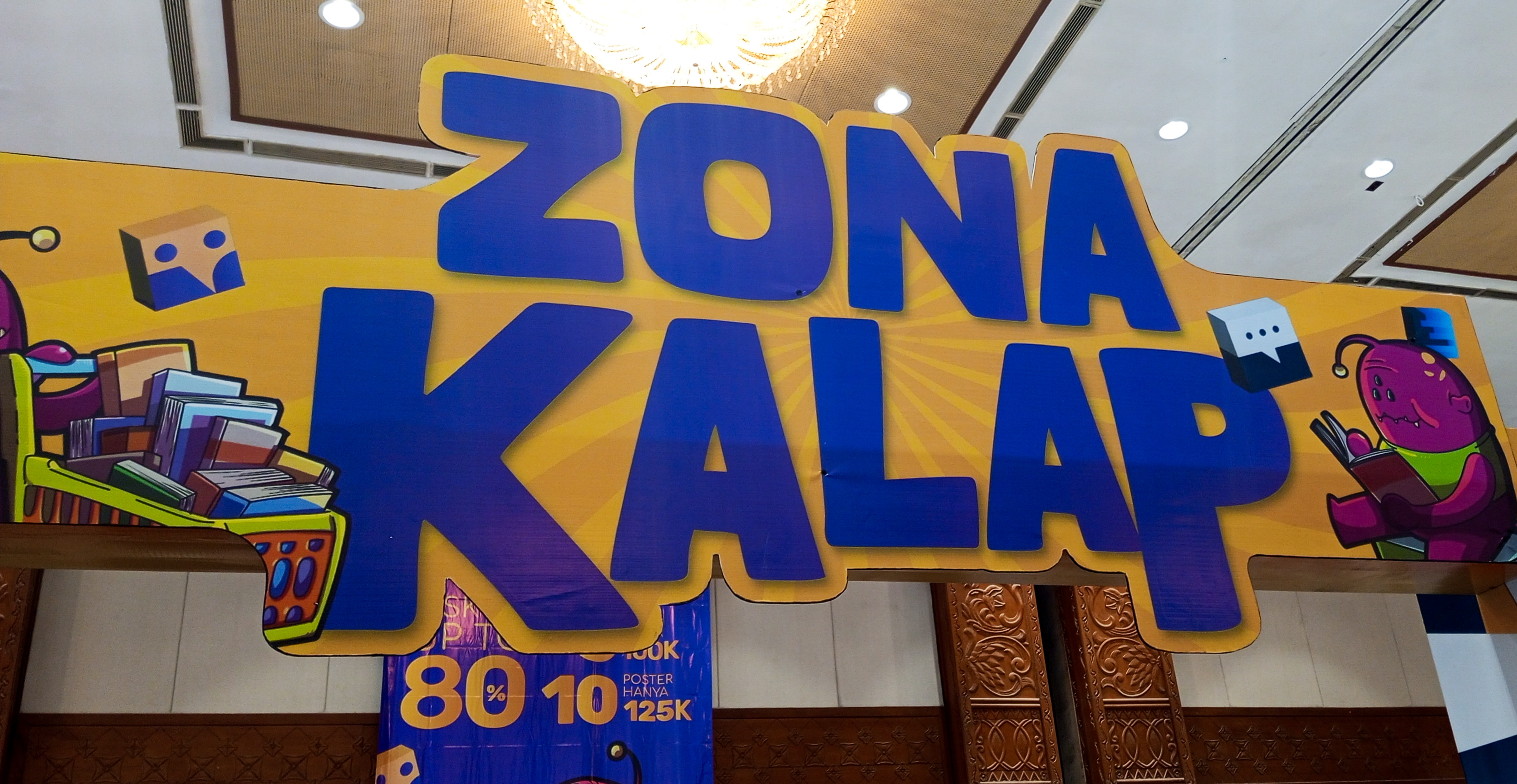 Banner Zona Kalap di IIBF 2024 | Dokumentasi Pribadi