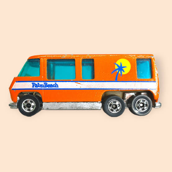 Hot Wheels Langka Gold GMC Motorhome | etsy.com
