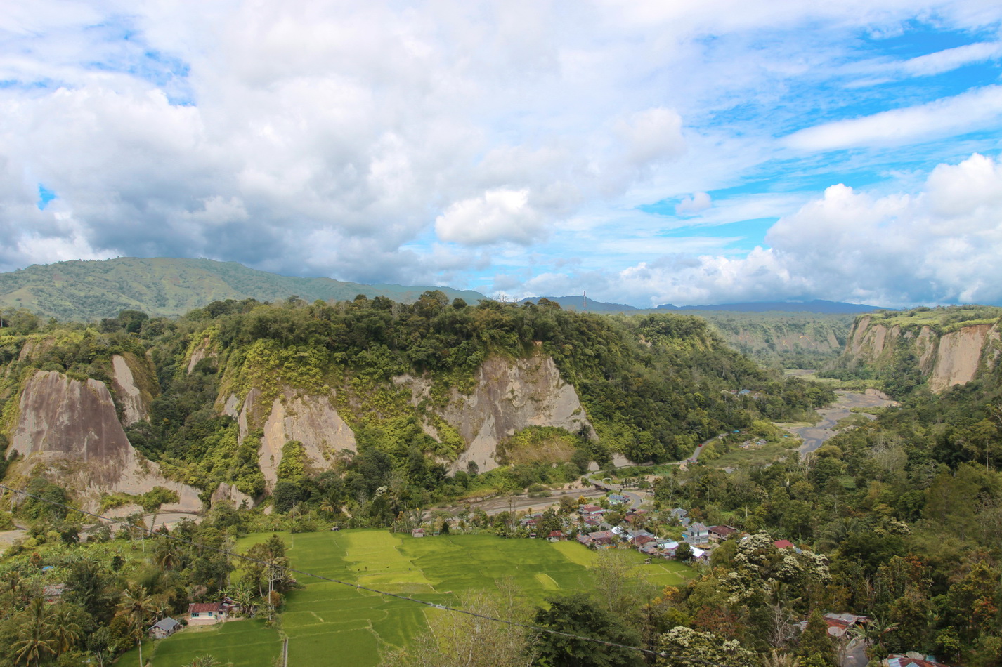 Panorama Ngarai Sianok, Bukittinggi | Photo by Rahmatdenas from Wikimedia Commons