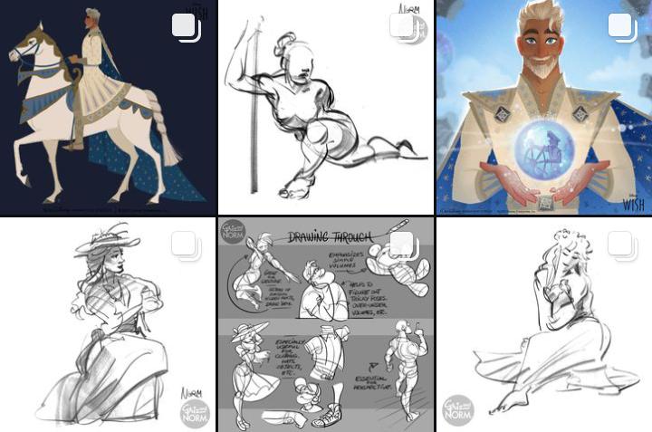 Cuplikan sketsa karakter film Wish | Foto: Tangkapan layar akun instagram @grizandnorm