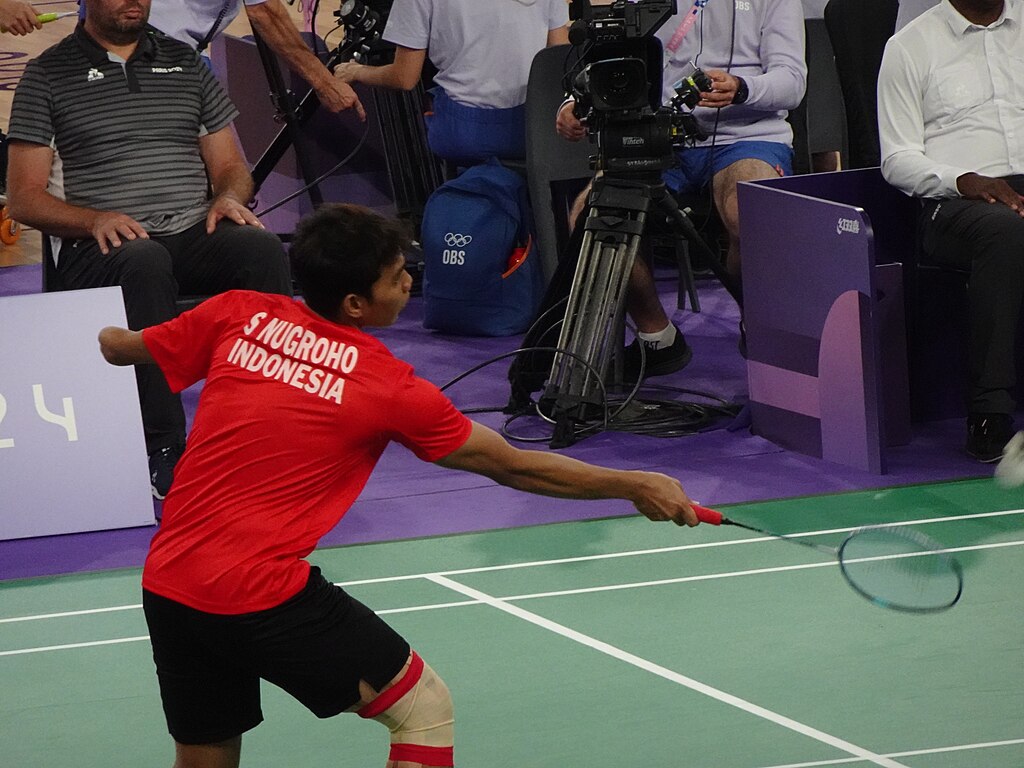 Salah Satu Atlet Parabulu Tangkis asal Indonesia dalam Paralympic Games Paris 2024 | Sumber: Wikimedia Commons (Wikisquack)