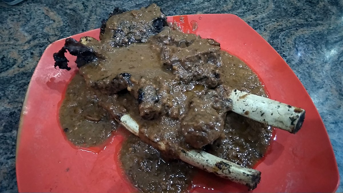 Hidangan konro bakar