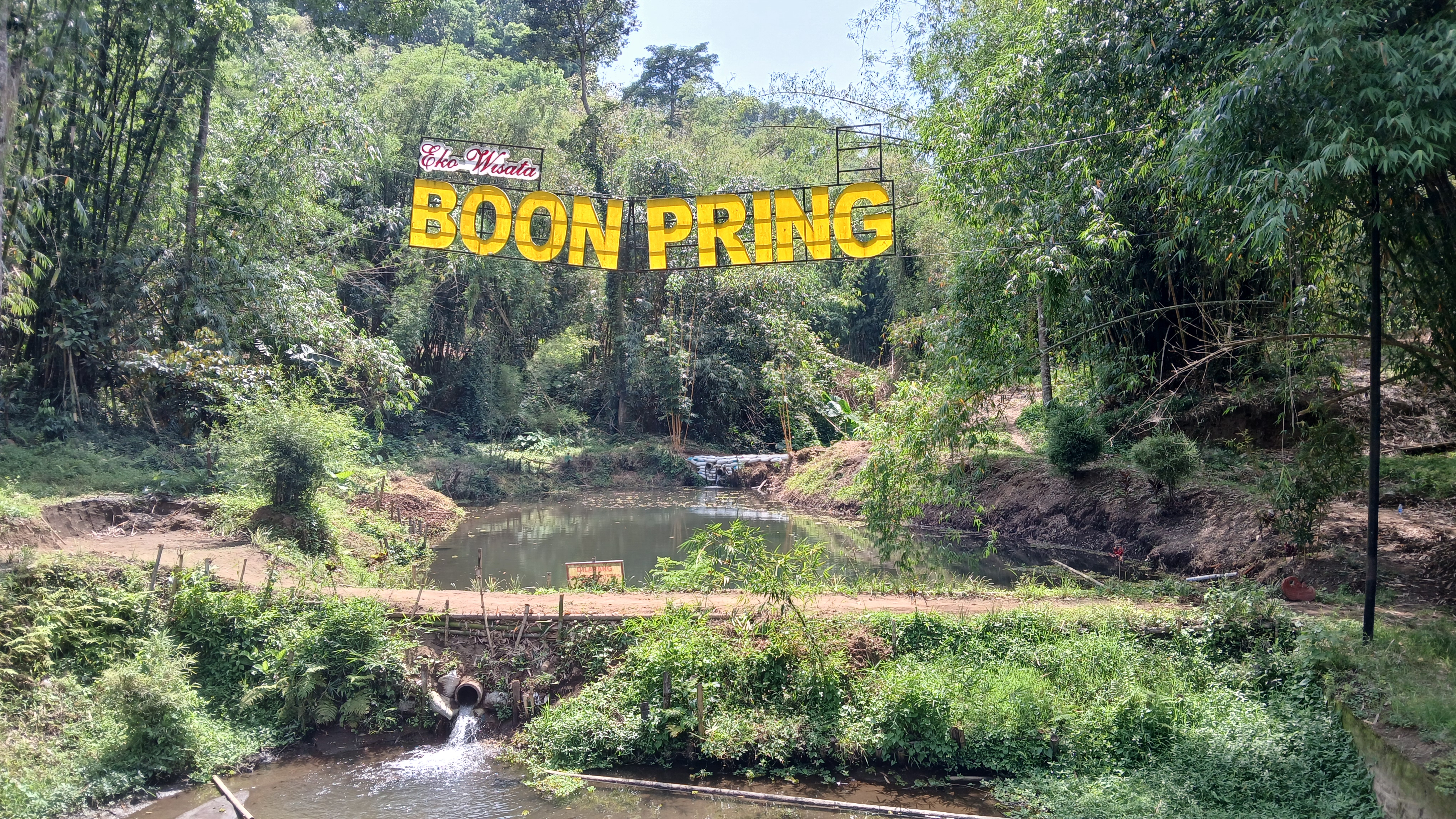 Salah satu kolam sumber
