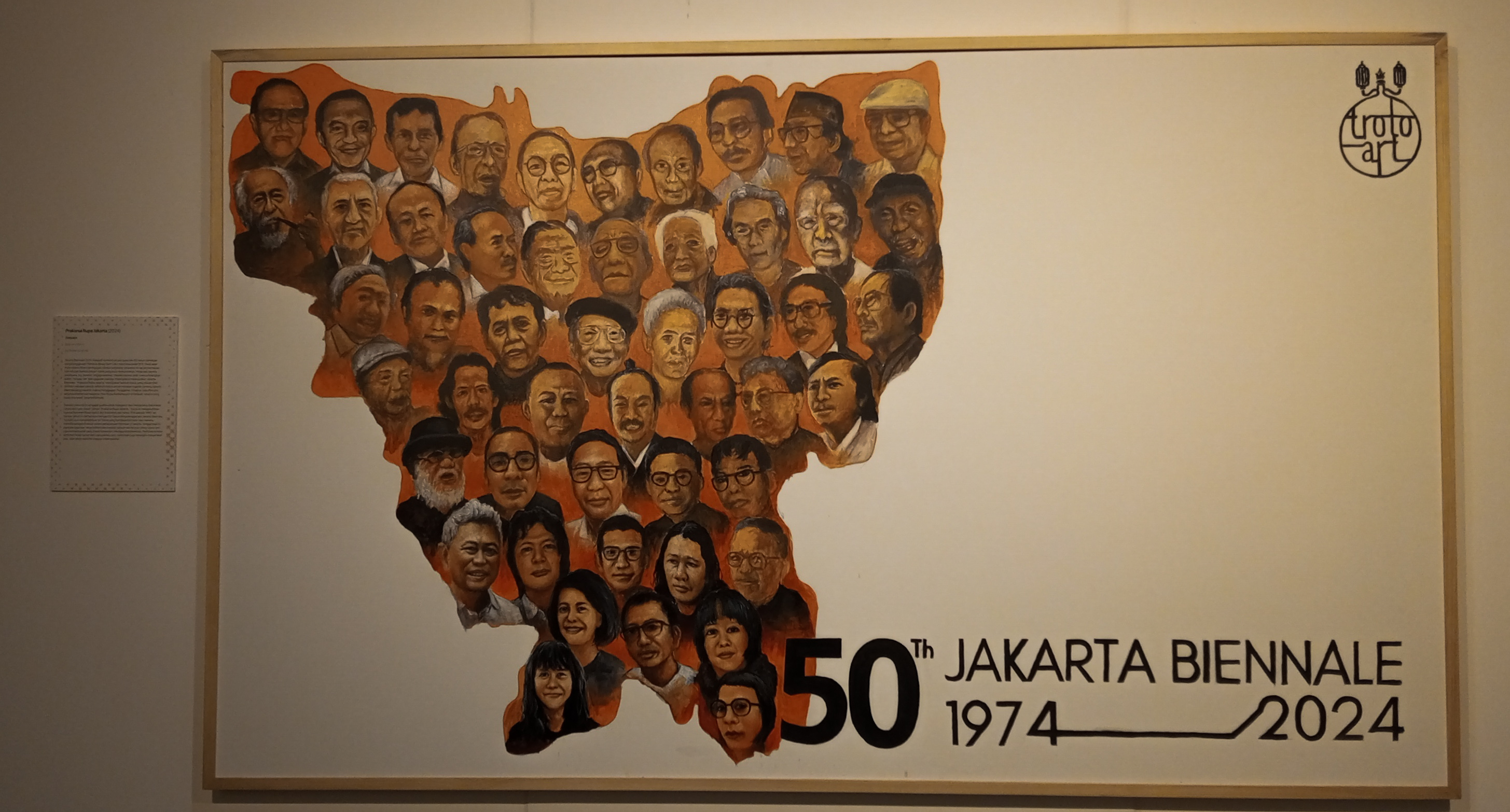 Salah Satu Lukisan di Jakarta Biennale 2024 | Dokumentasi Pribadi