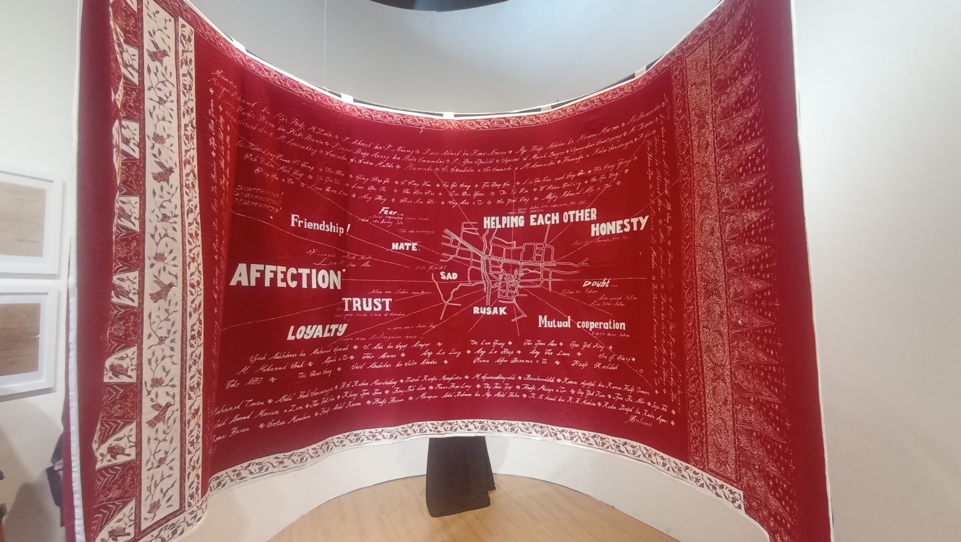 Karya Tebar Menyebar dalam Pameran Memetri 2024 | Sumber: dokumentasi pribadi