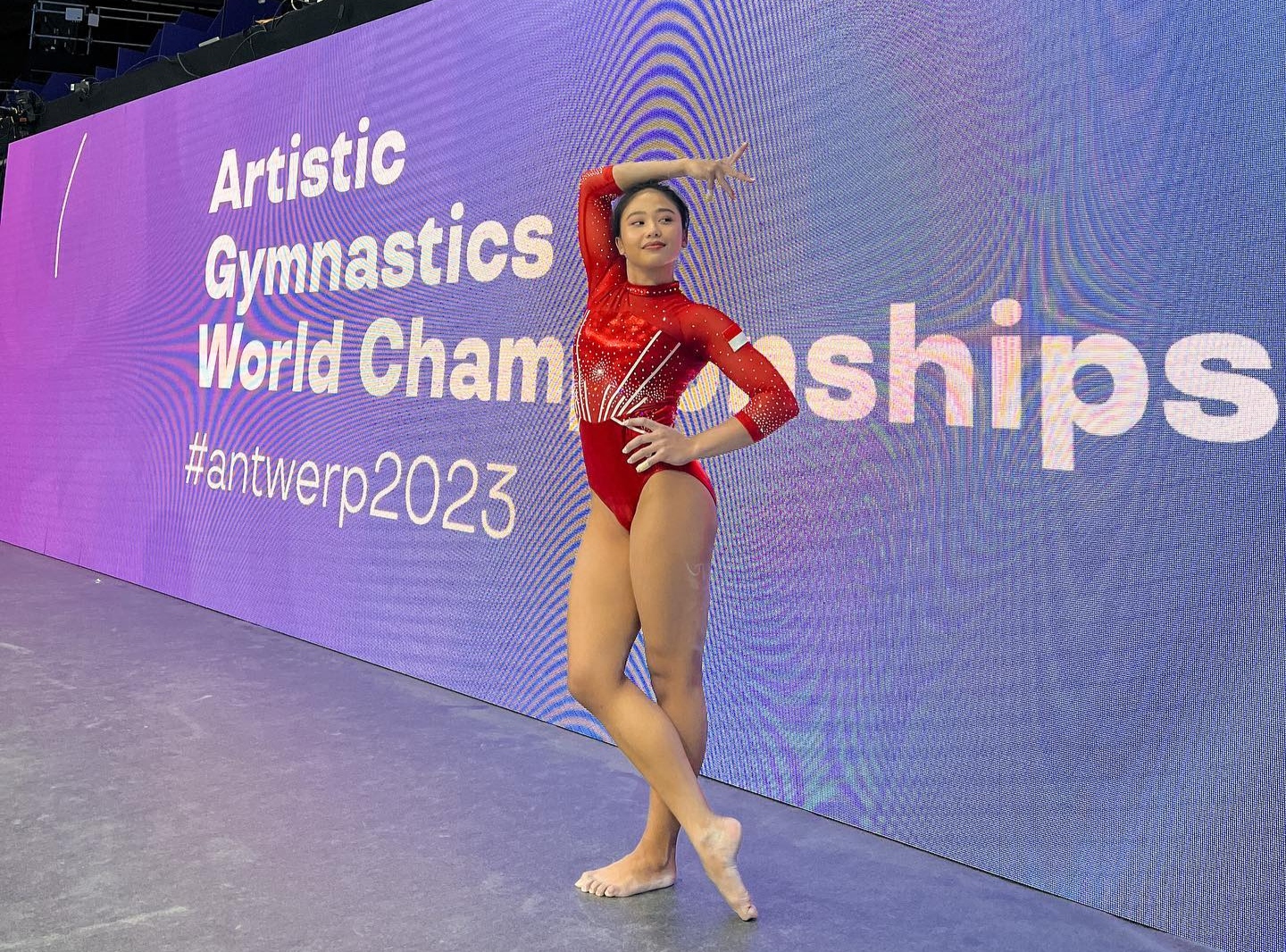 Rifda Irfanaluthfi di Artistic Gymnastics World Championship 2023 || Instagram: @rifda_irfanaluthfi