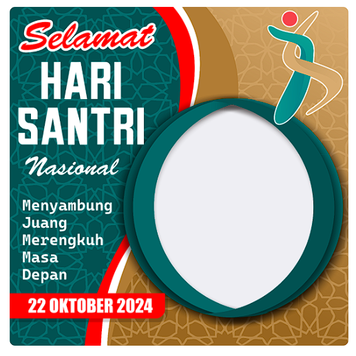 twibbon hari santri nasional 2024 yang diperingati pada 22 oktober