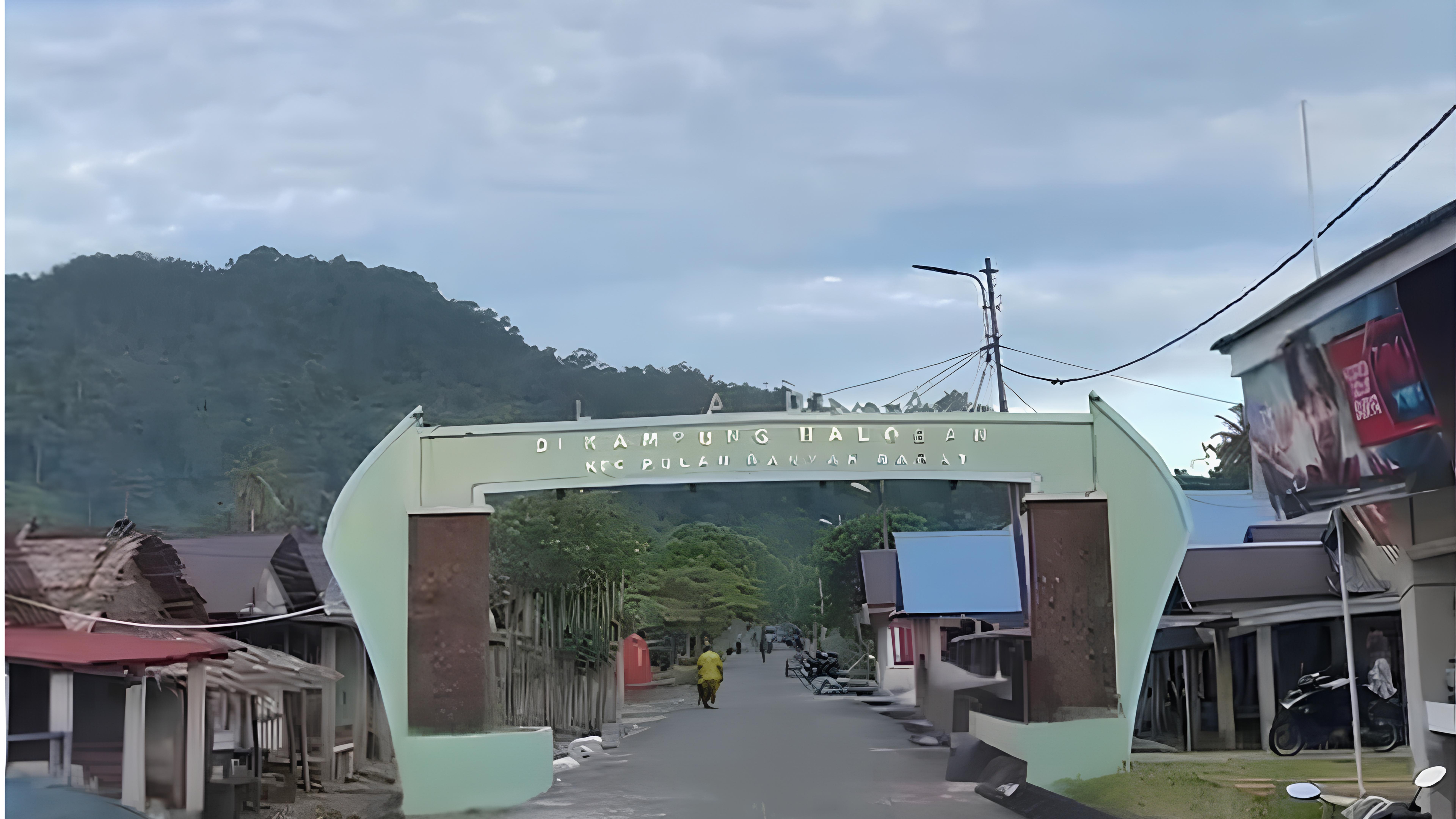 Kampung Haloban, pintu masuk Pulau Tuangku | Sumber: dokumentasi pribadi