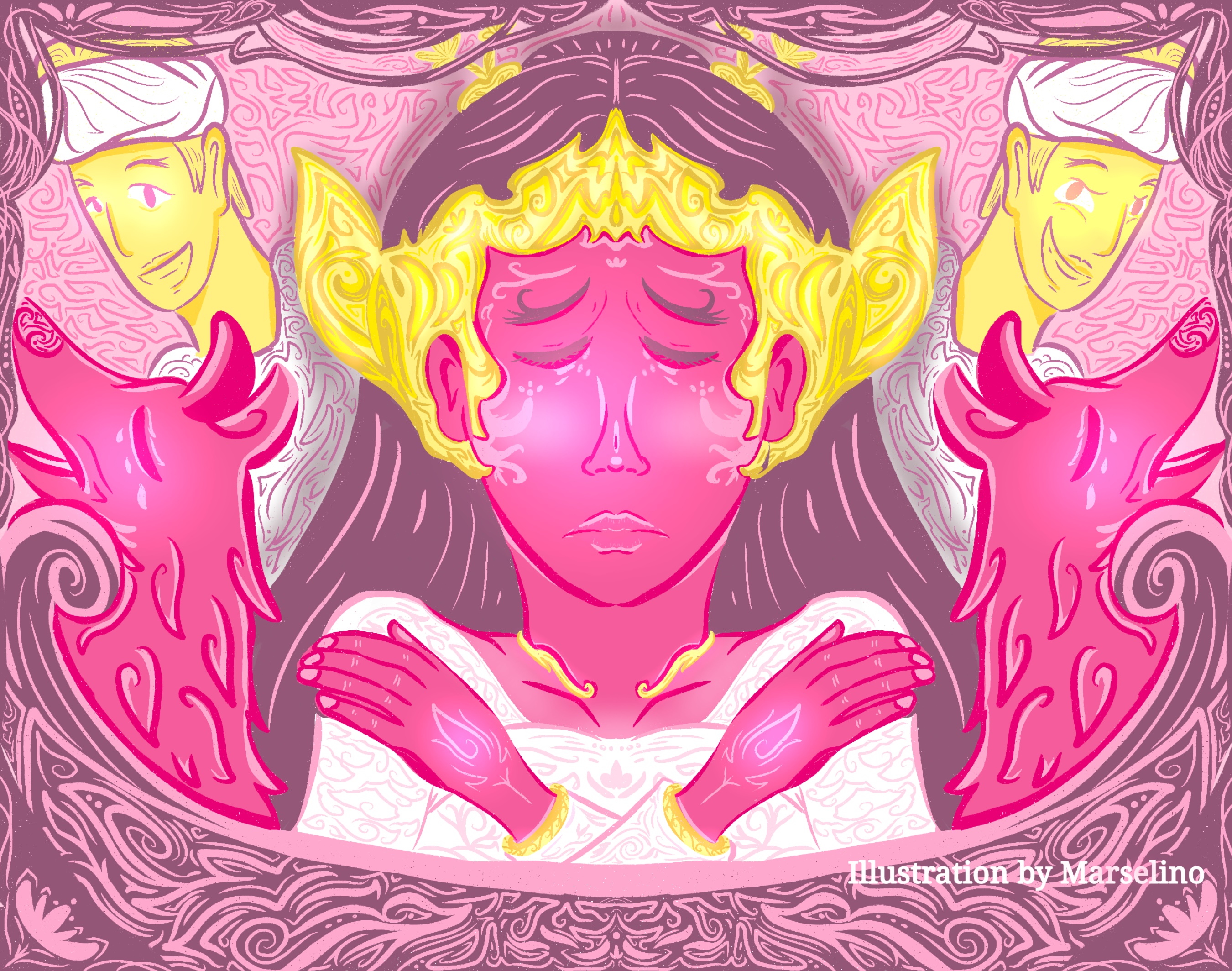 Pancatantra Wanita dan Penjahat | Ilustrasi Marselino
