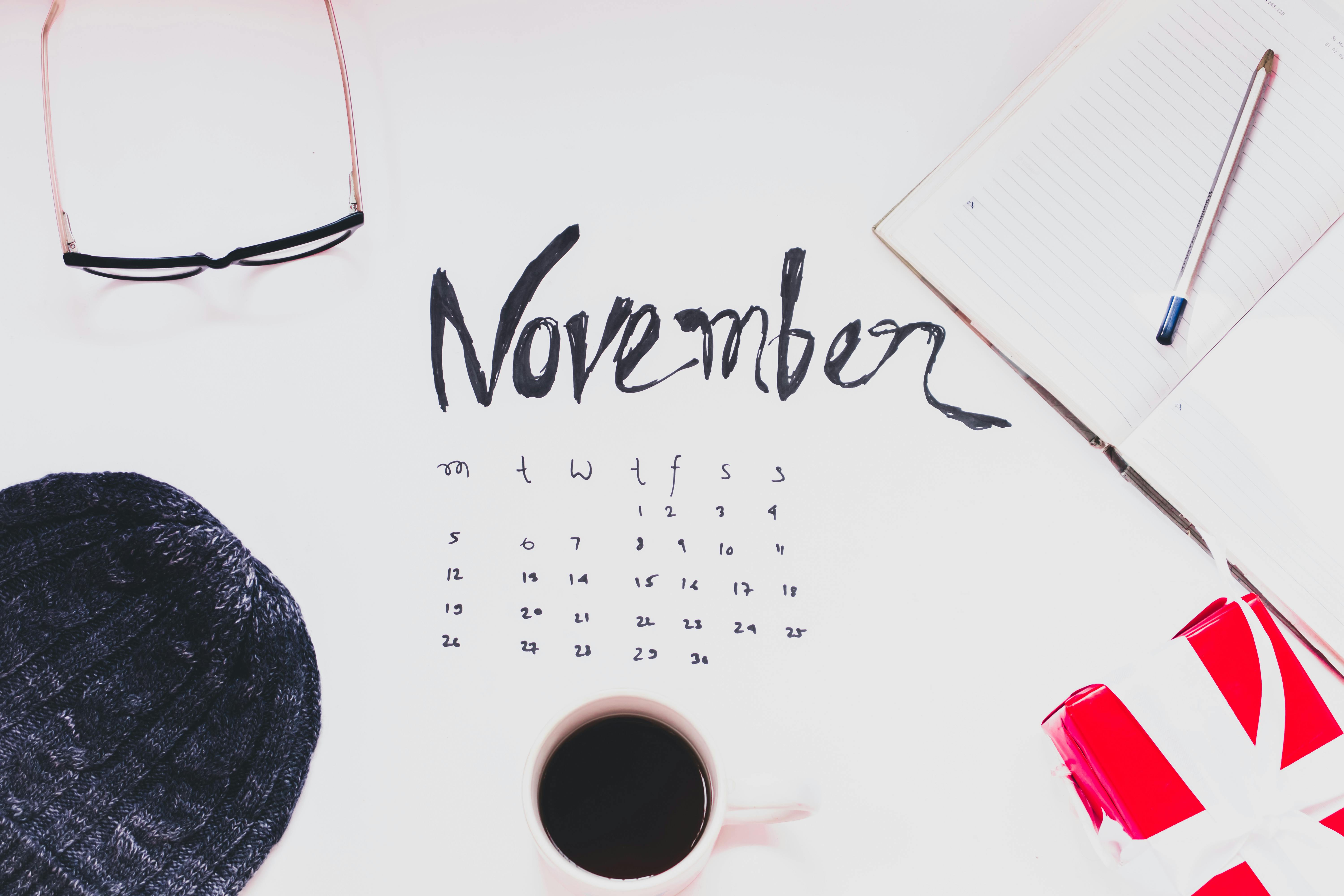 ilustrasi kalender November | Foto: pexels.com/Rahul Pandit