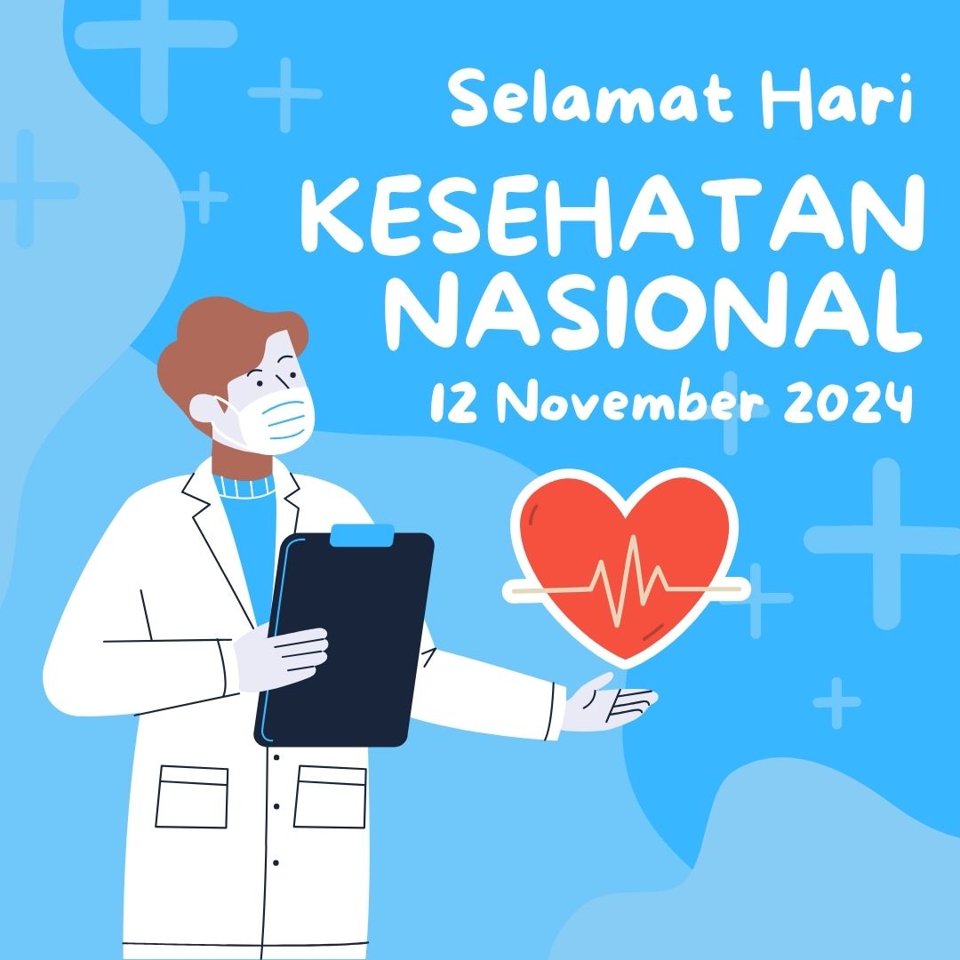 poster hari kesehatan nasional ke-60 tahun 2024 - 01