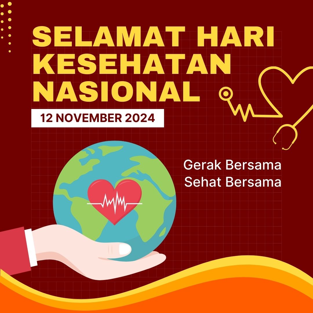 poster hari kesehatan nasional ke-60 tahun 2024 - 01
