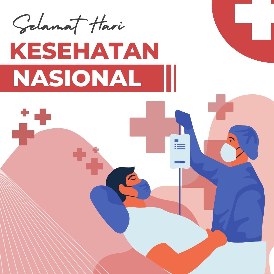 poster selamat hari kesehatan nasional ke-60 tahun 2024 - 06
