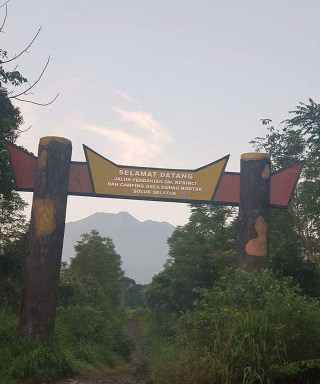 Jalur Pendakian Gunung Kerinci Via Solok Selatan. © Facebook Panorama Kerinci.