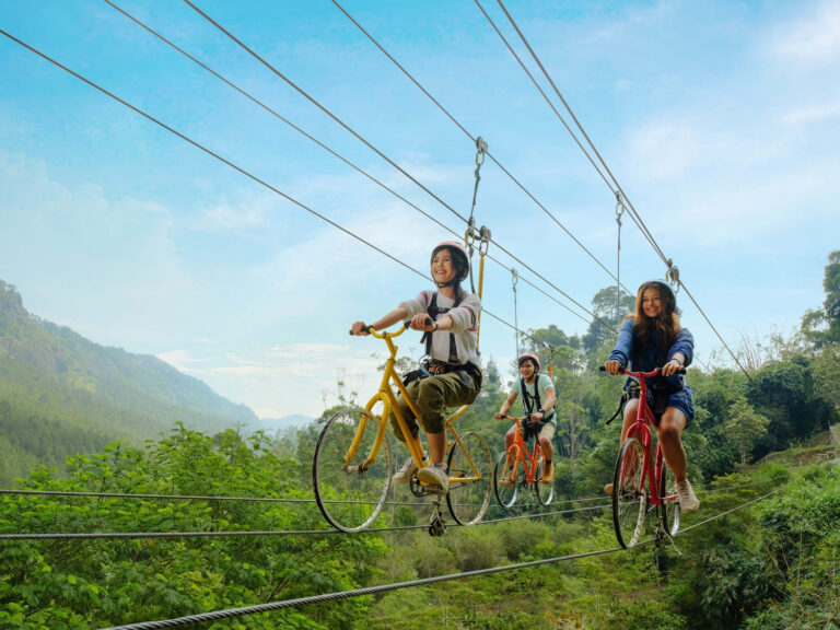 Wahana Zip Bike The Lodge Maribaya