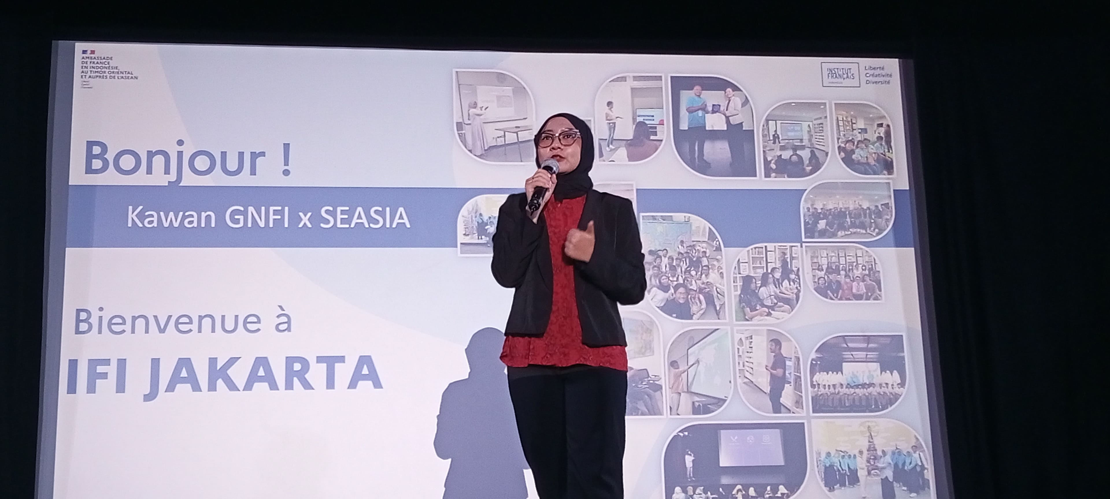 Sharing session bersama Nur Fitria | Dok. Almer Sophian 