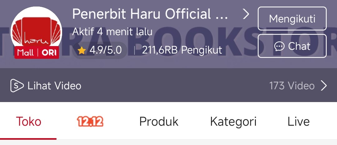 Penerbit Haru, sumber: dokumentasi pribadi