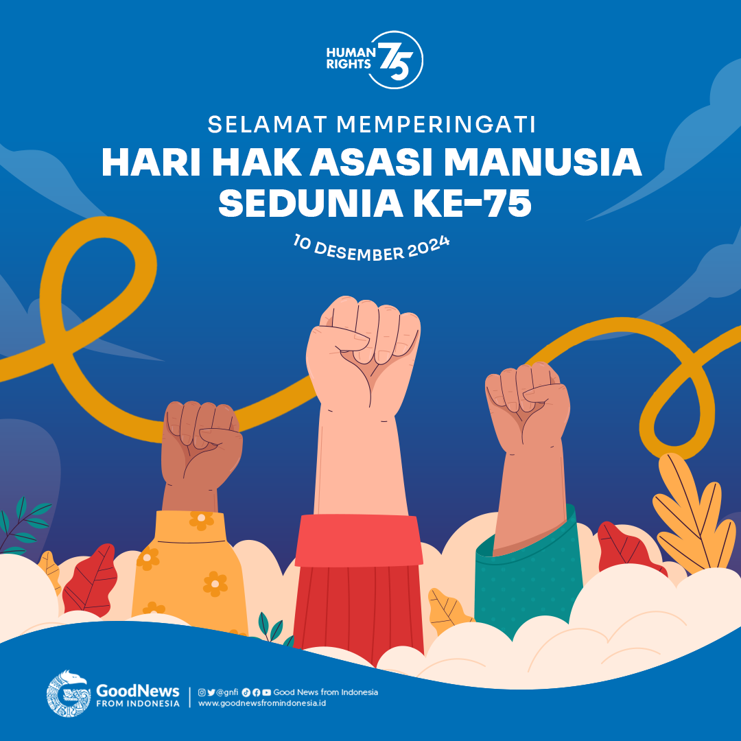 Poster Hari HAM Sedunia Ke-75