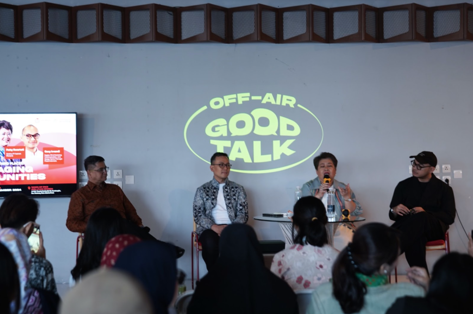 Direktur PT Sarinah Fetty Kwartati dalam GoodTalk Off-Air GNFI x Perhumas di Plaza Indonesia