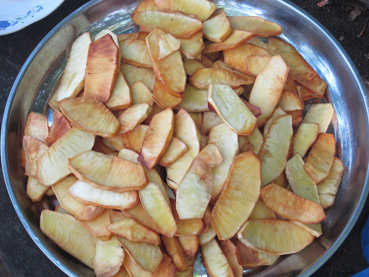 Buah sukun goreng