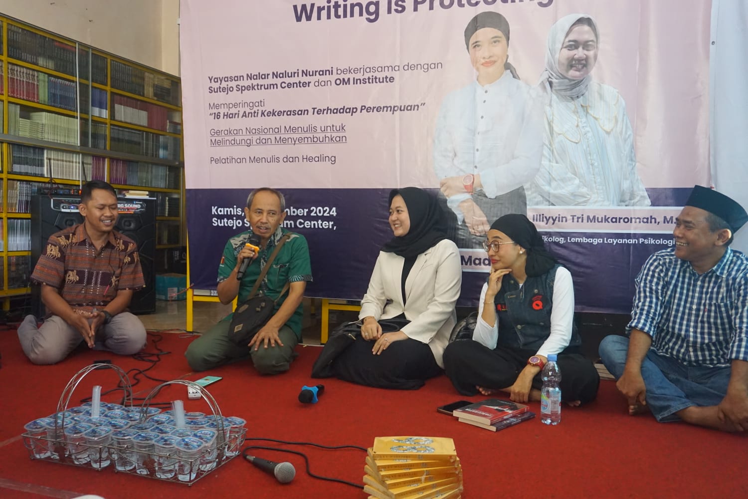 Sambutan Sutejo, sumber gambar dokumentasi pribadi.